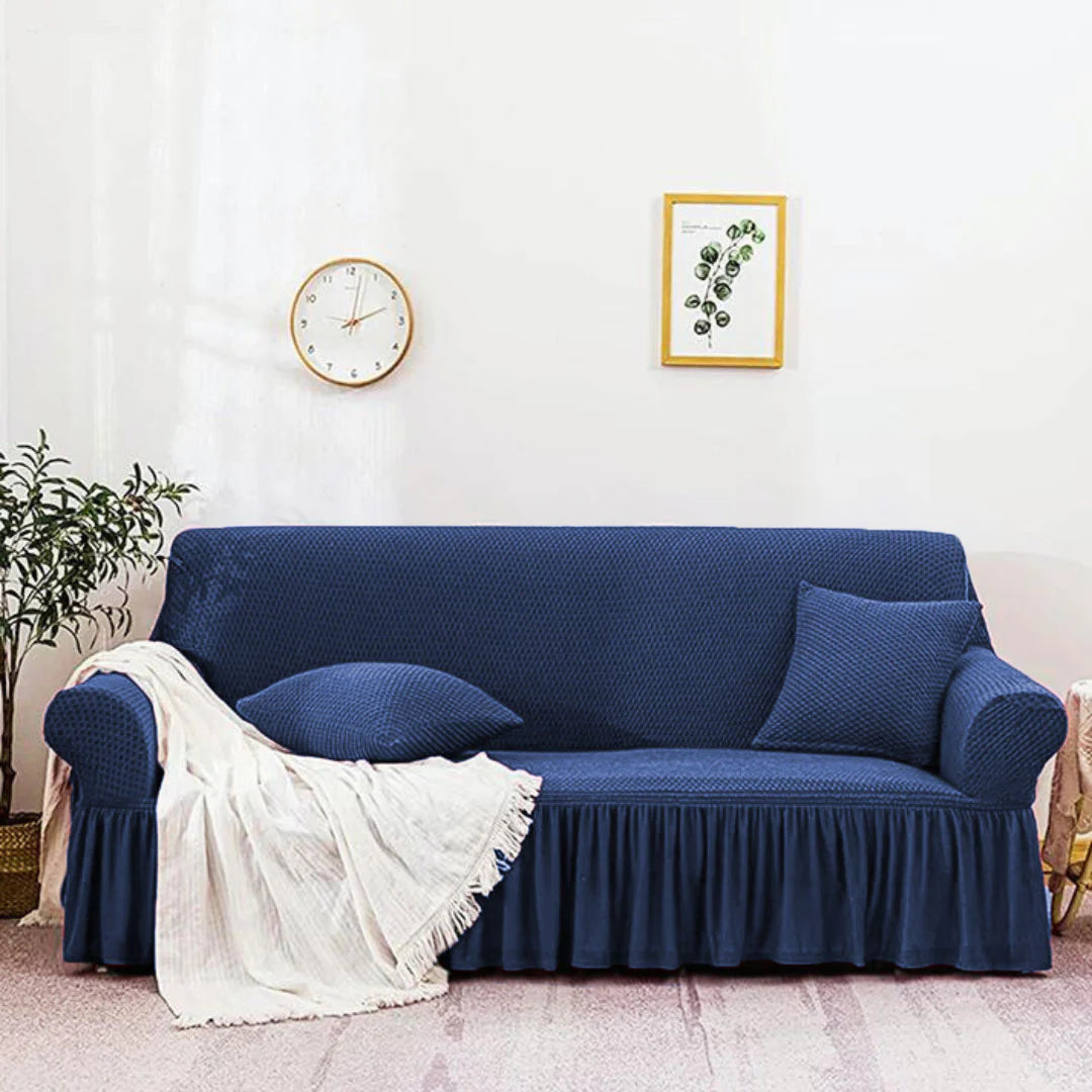 BLUE TURKISH SOFA COVER