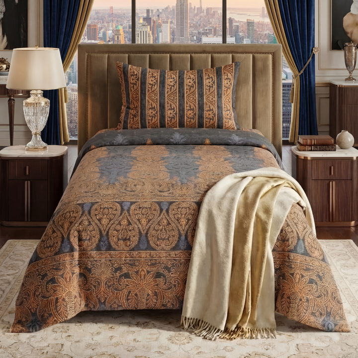 fusia single bedsheet set