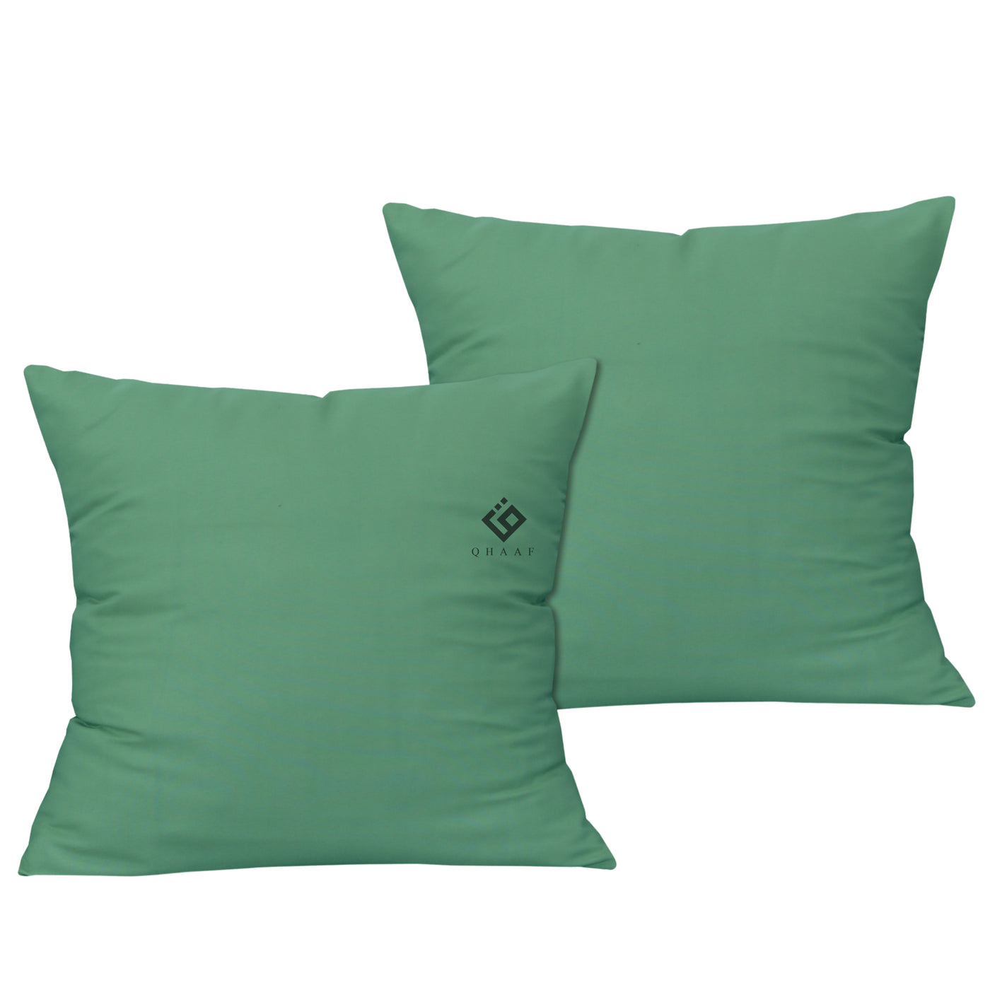 S.GREEN DYED CUSHION COVER (PACK OF 2)