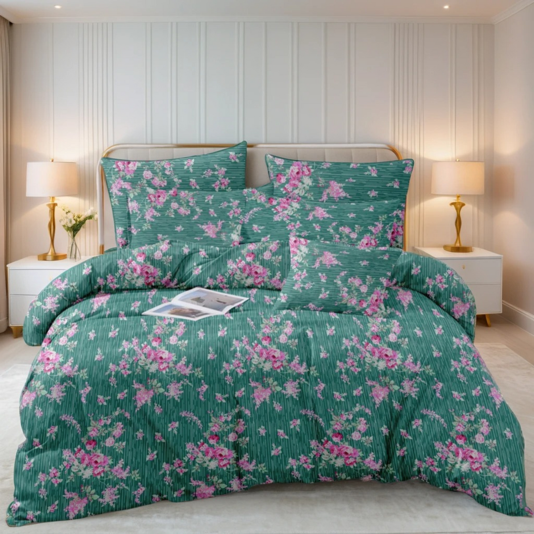 MANDORA Comforter Set- 7 Pcs