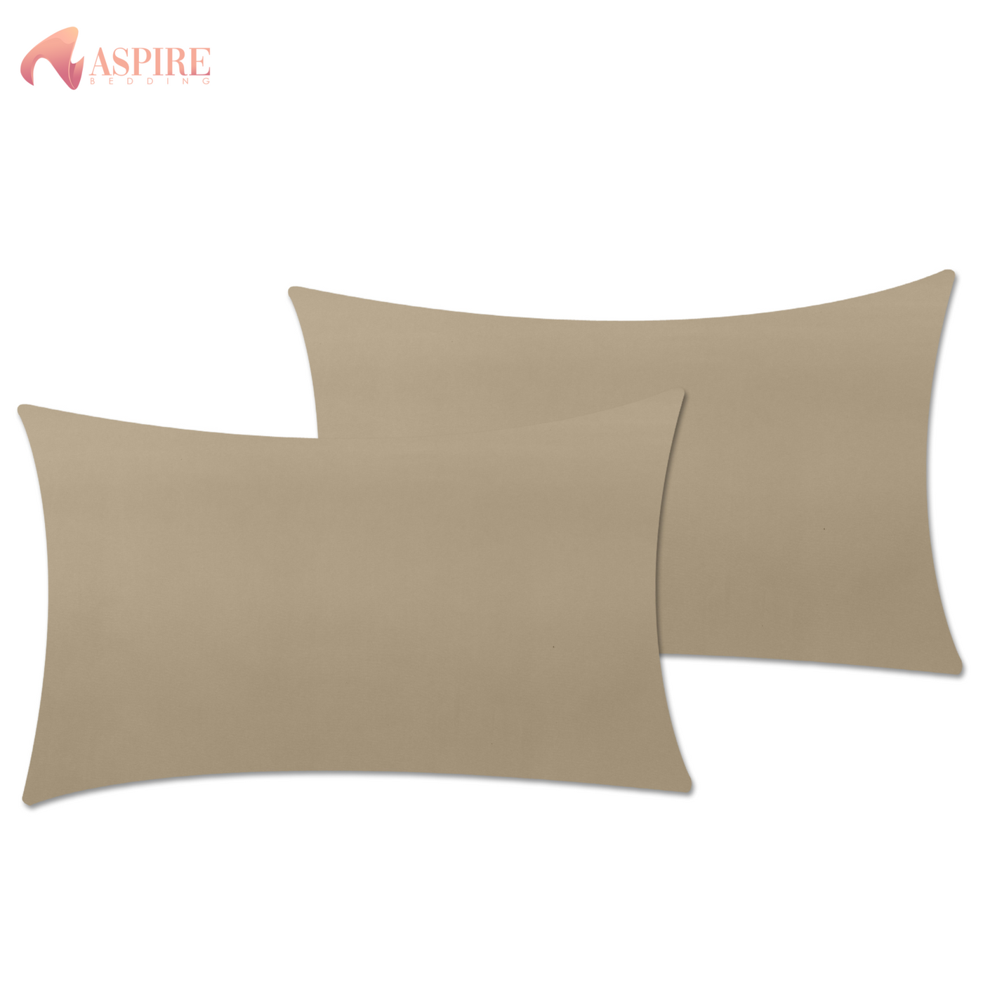 BEIGE DYED PILLOW COVERS