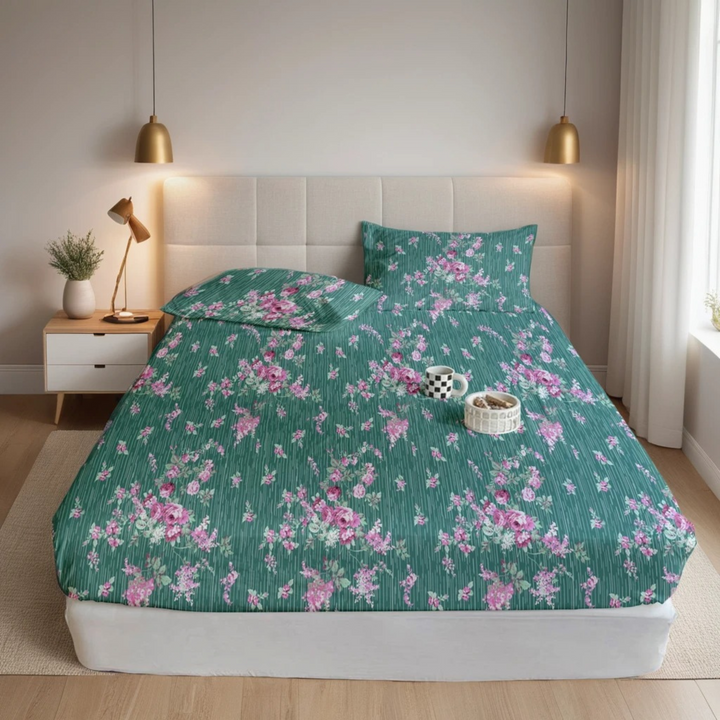 MANDORA FITTED SHEET - (PREMIUM)