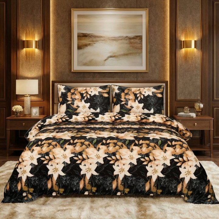 floro bedsheet set - 3 pcs