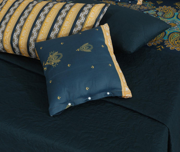 ZINC RIPON Comforter Set- 8 Pcs