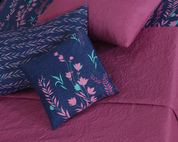 BAXTER PURPLE Comforter Set- 8 Pcs