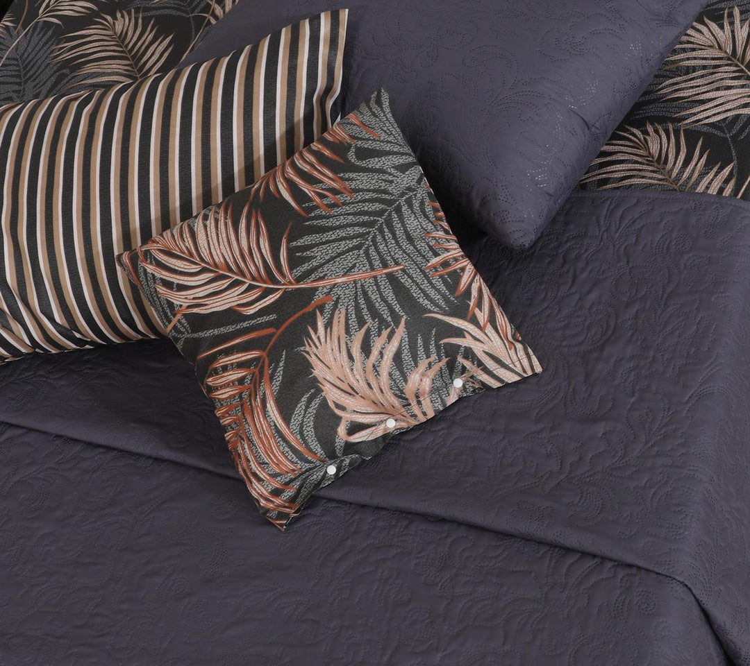 ASHELY GREY Comforter Set- 8 Pcs