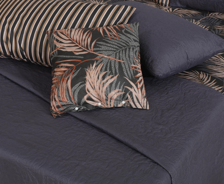 ASHELY GREY Comforter Set- 8 Pcs