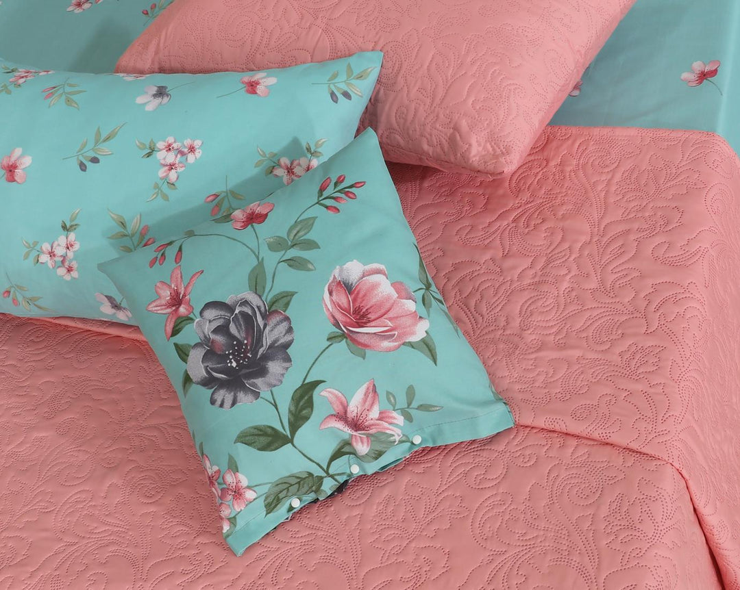 PINK BLAST Comforter Set- 8 Pcs