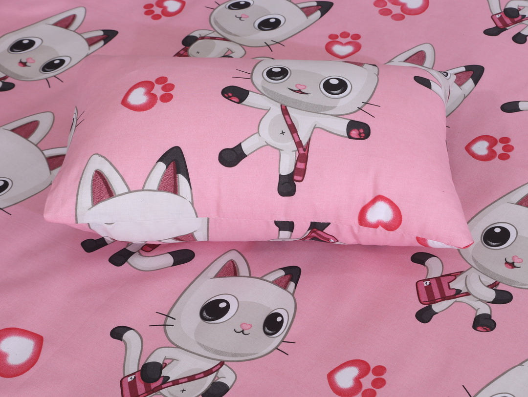 CUTE CAT - BABY CRIB SET