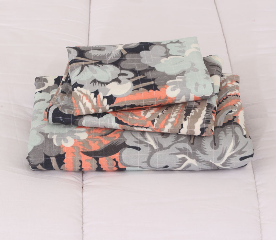 LOTUS BEDSHEET SET - 3 PCS (PREMIUM)