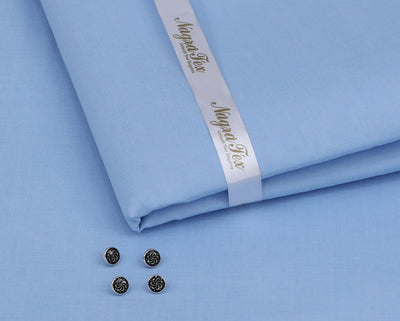 SKY BLUE SWISS - (COTTON)