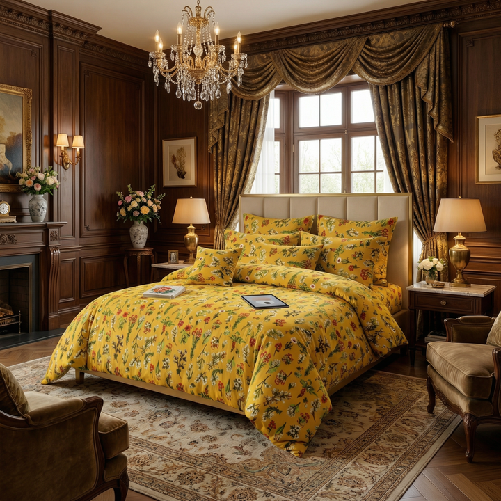 PANSY DUVET SET COVERS - 8 PCS (PREMIUM)