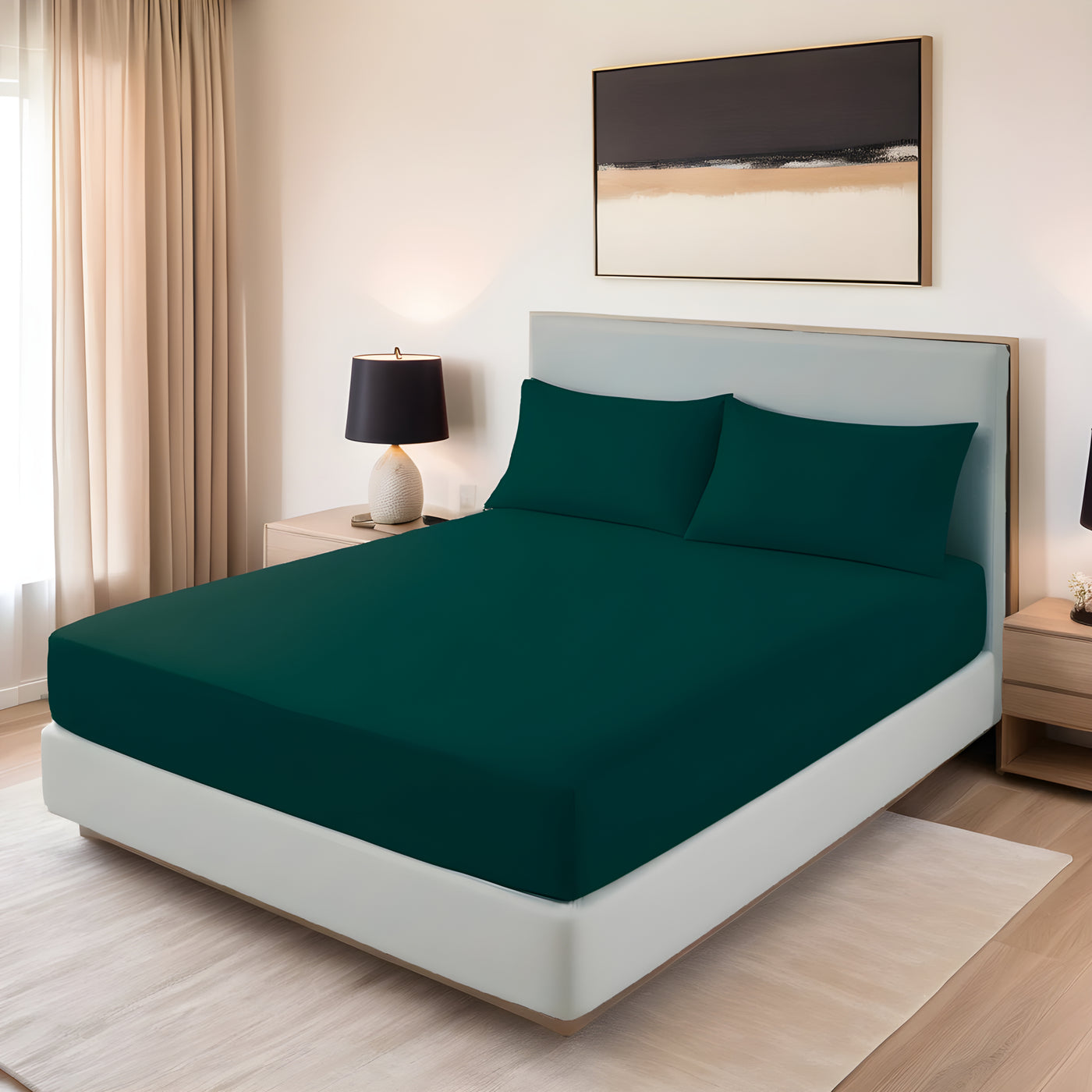 ZINC LUXURY FITTED SHEET- 3 PCS