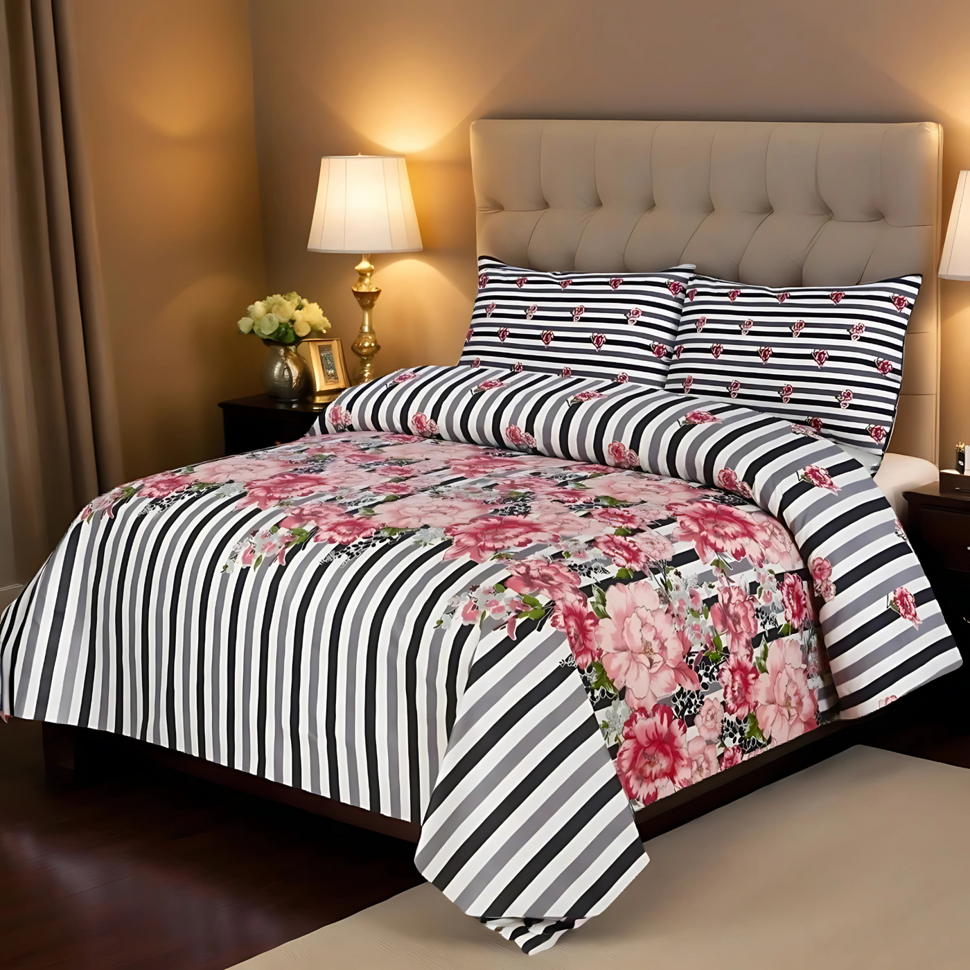 aster bedsheet set - 3 pcs
