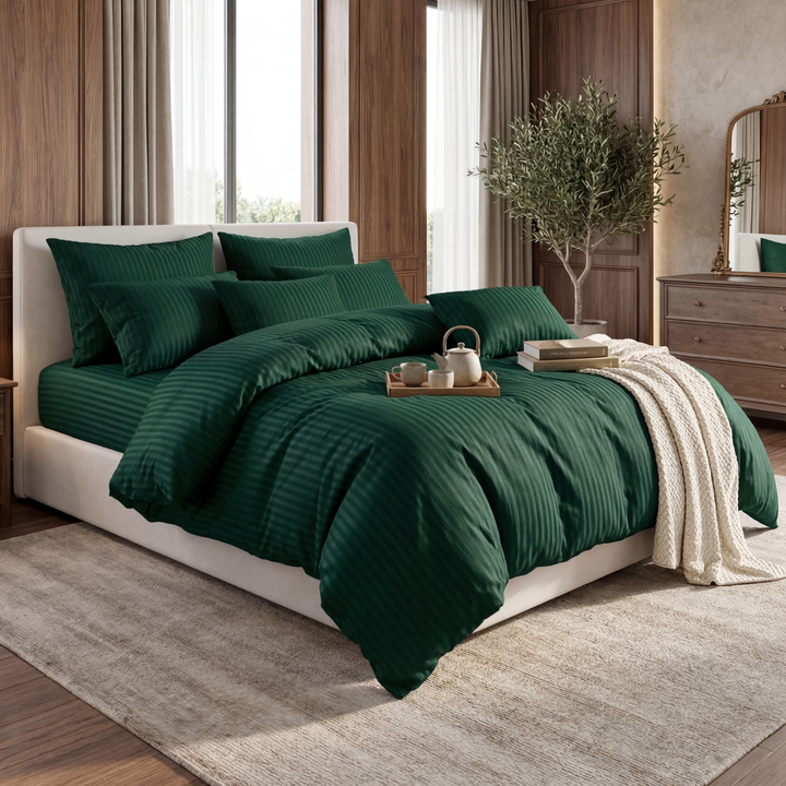 GREEN STRIPE RAZAI SET - 8 PCS