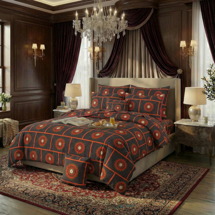 ERICA  DUVET COVERS  SET - 8 PCS (PREMIUM)