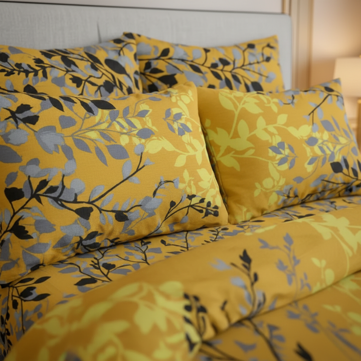 CROCUS Winter Comforter Set- 7 Pcs