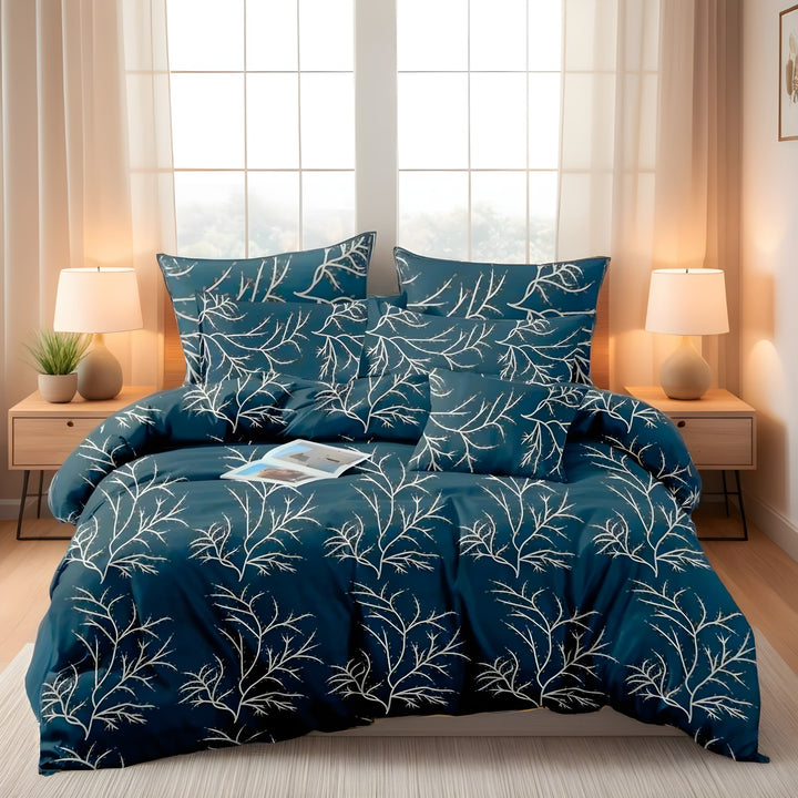 GREY BUNCH Comforter set- 7 pcs