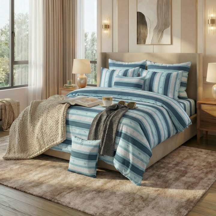 tulips DUVET COVERS  SET - 8 PCS (PREMIUM))