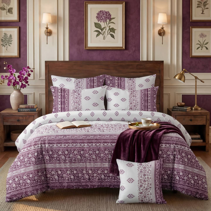 BURJ Winter Comforter Set- 7 Pcs