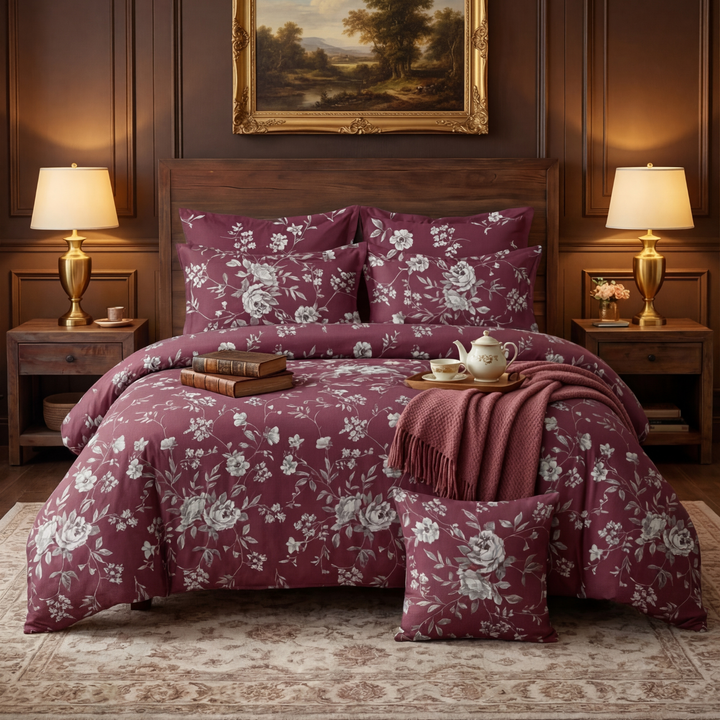 WALDORA Winter Comforter Set- 7 Pcs