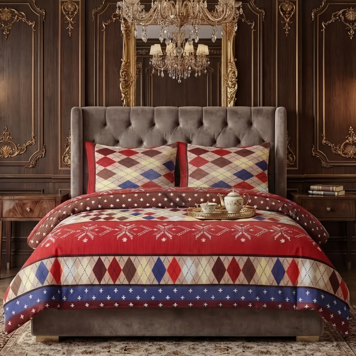 floriz bedsheet set - 3 pcs (premium)