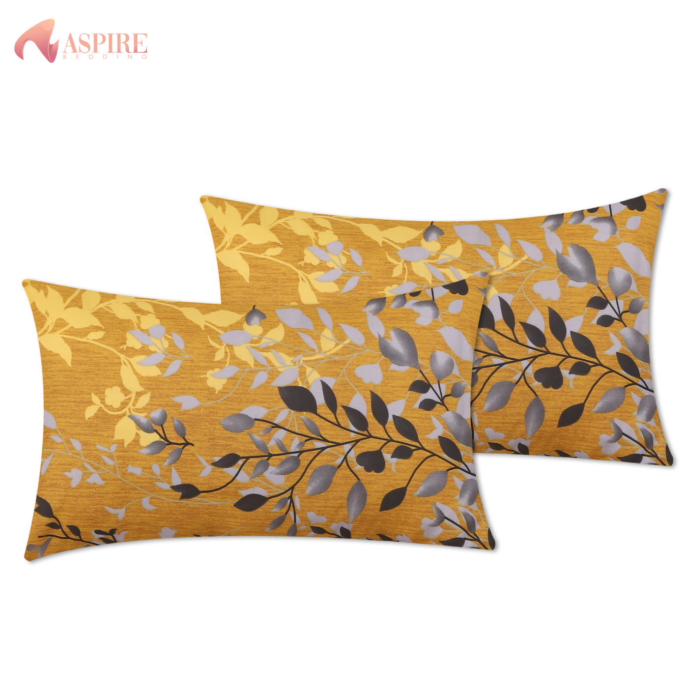 CROCUS PLAIN PILLOW COVERS (PACK OF 2)