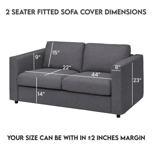 D.BROWN STRIPE JACQUARD SOFA COVER