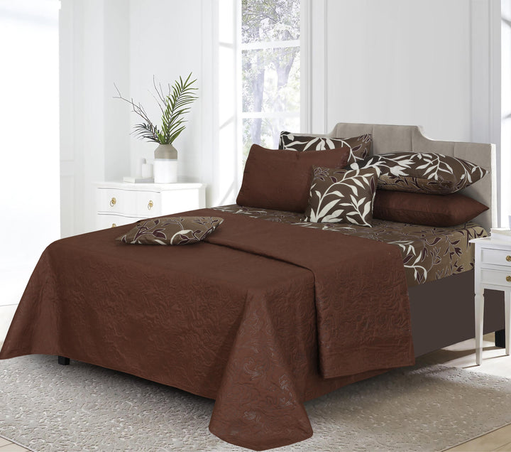 CHOCO BLINK Comforter Set- 8 Pcs