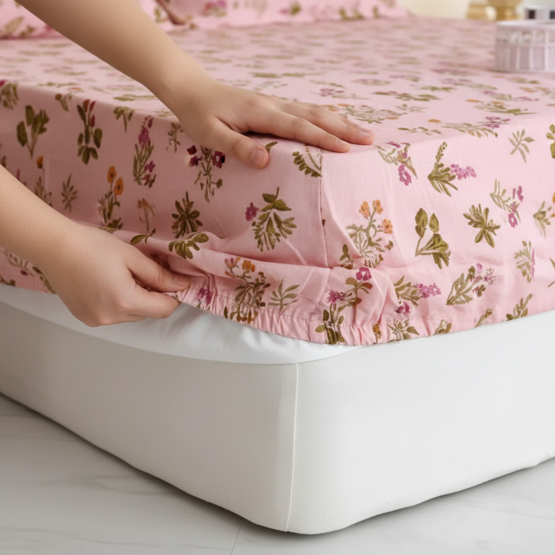CANNA FITTED SHEET - (PREMIUM)