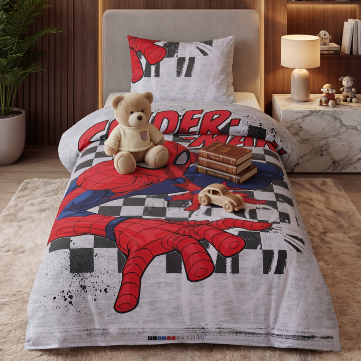 SPIDRE BLOCKS-KIDS BEDSHEET SET