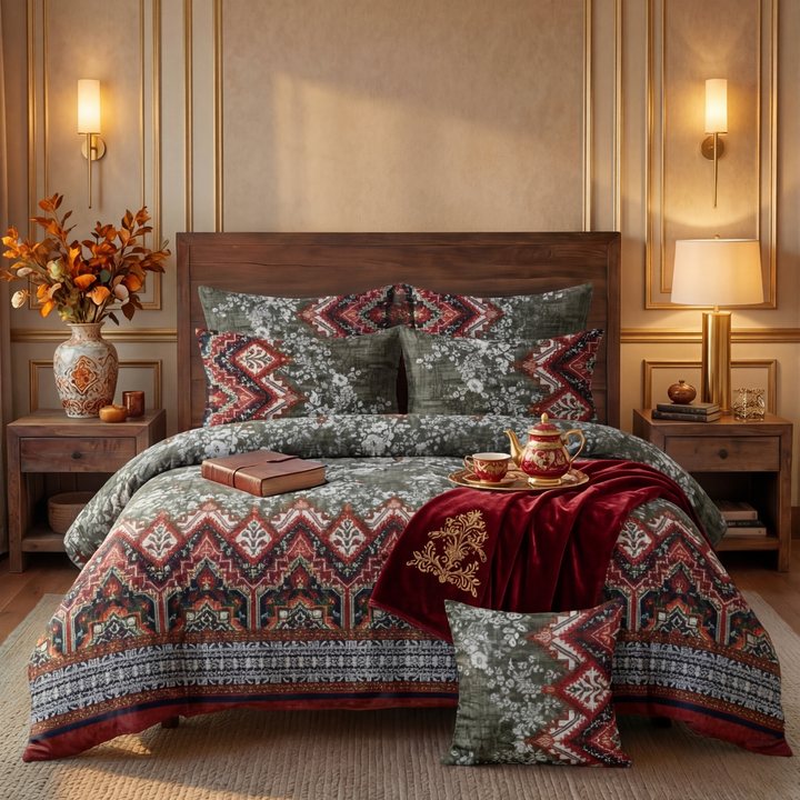 BAWA Winter Comforter Set- 7 Pcs
