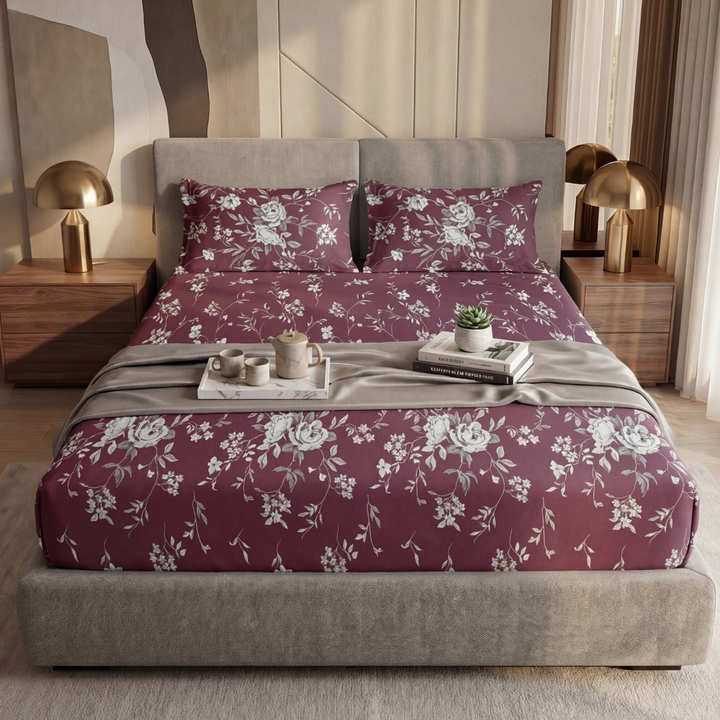 WALDORA FITTED SHEET - (PREMIUM)