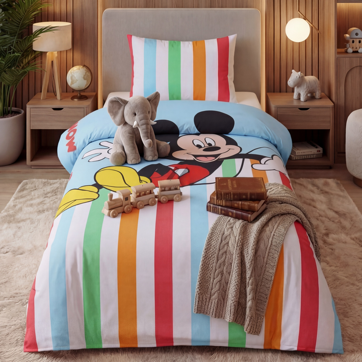 NEW MICKEY MOUSE-Kids BEDSHEET SET