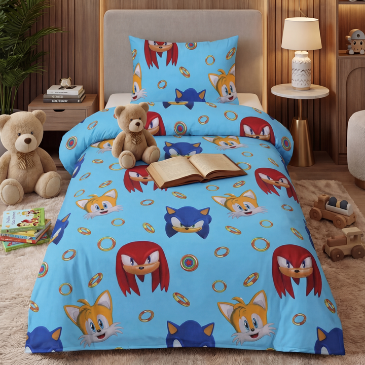 sonic-kids bedsheet set