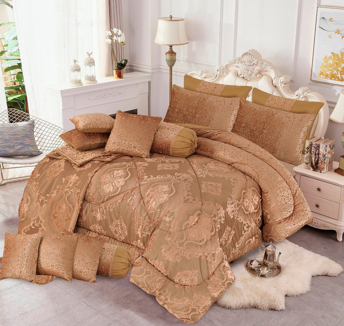 ZILORA COMFORTER SET - 14 PCS