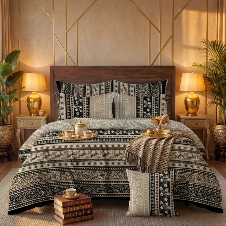 FOURRA Winter Comforter Set- 7 Pcs