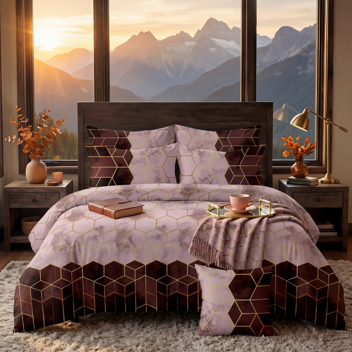 Cloudwhisper Winter Comforter Set- 7 Pcs