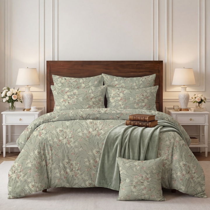 SILQUE  Winter Comforter set- 7 pcs