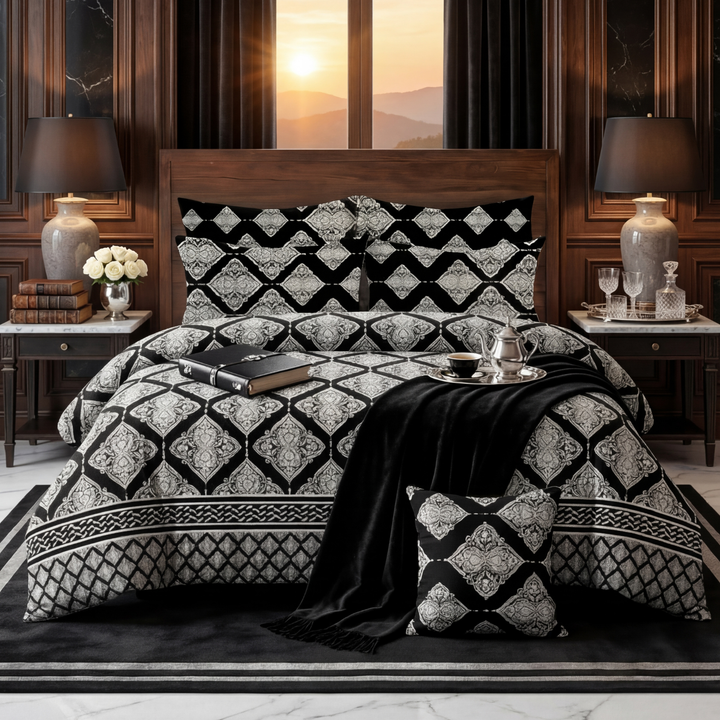 DIVINE Winter Comforter Set- 7 Pcs