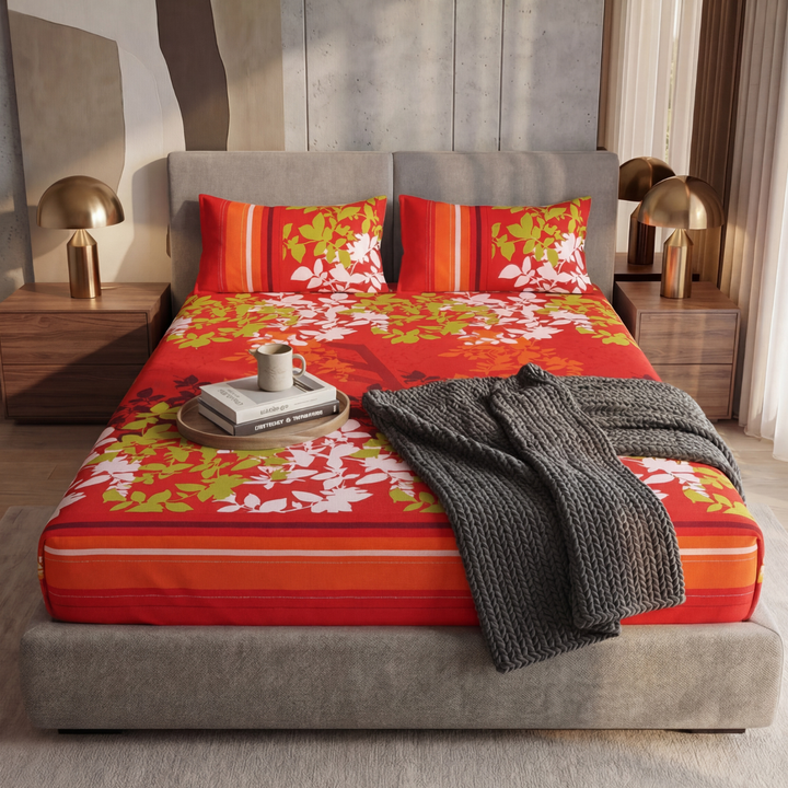 CHARM FITTED SHEET - (PREMIUM)