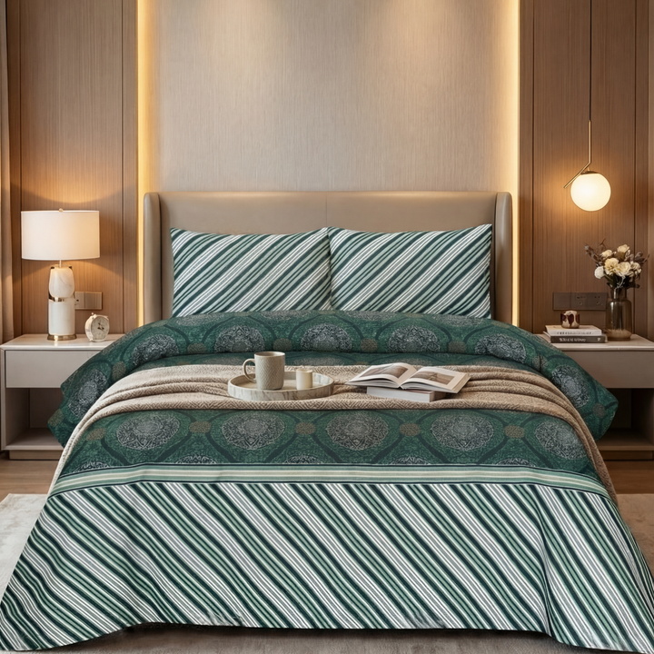 milan bedsheet set - 3 pcs