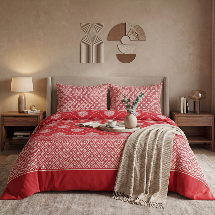 ORNATE BEDSHEET SET - 3 PCS