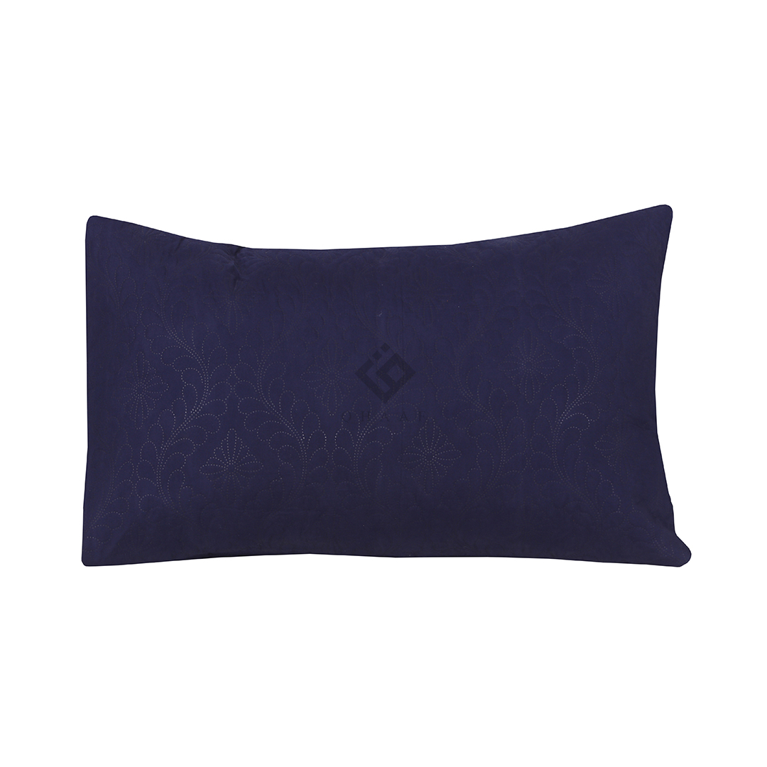 D.BLUE QUILTED PILLOW COVERS