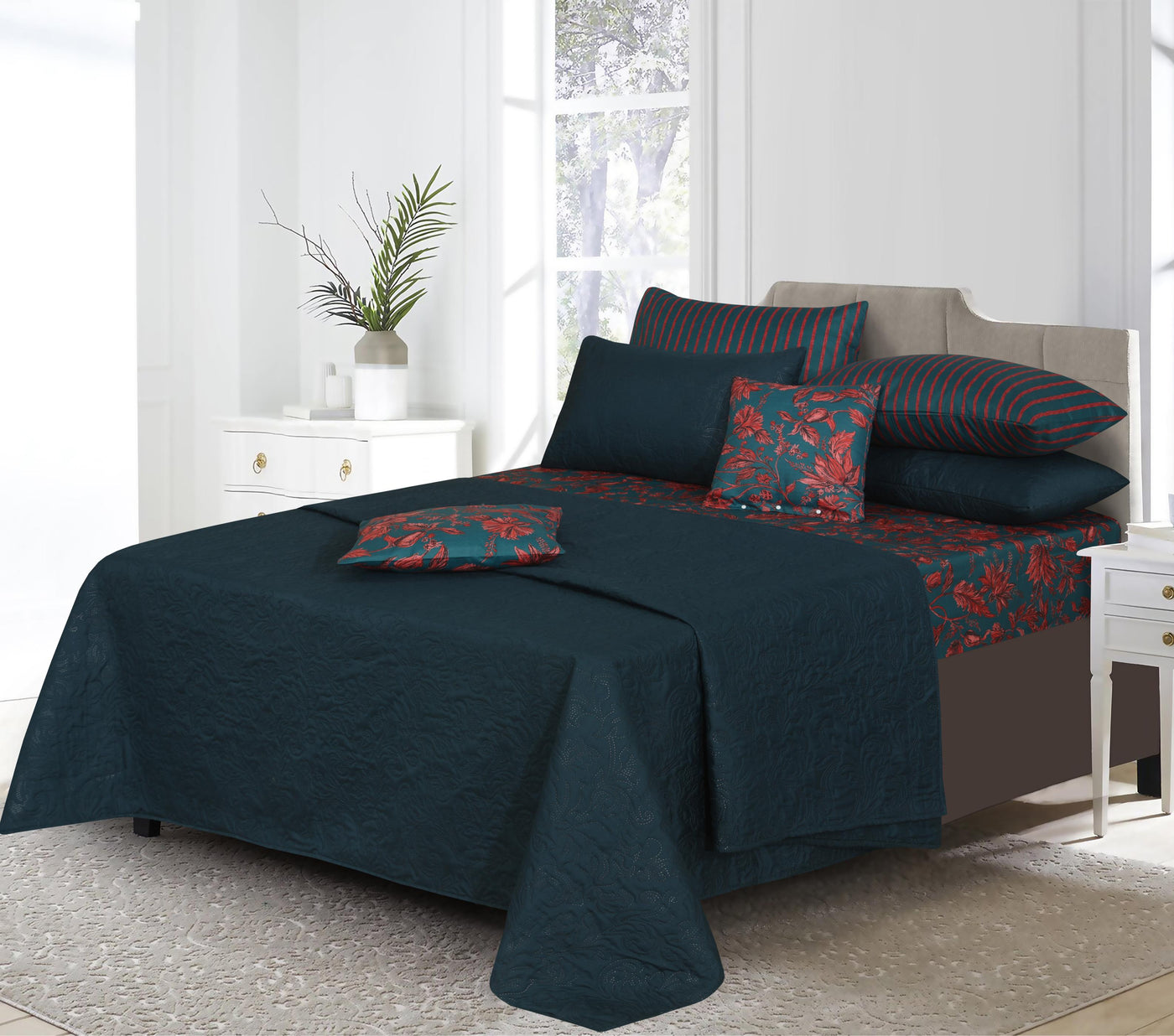 BOXI ZINC SUMMER COMFORTER set - 8 pcs