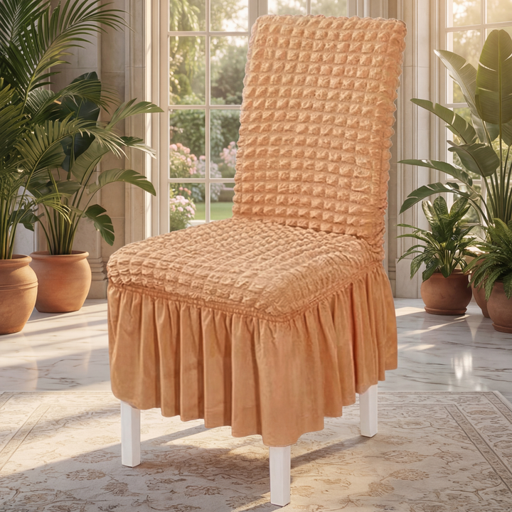 L.ORANGE FITTED BUBBLE CHAIR COVER