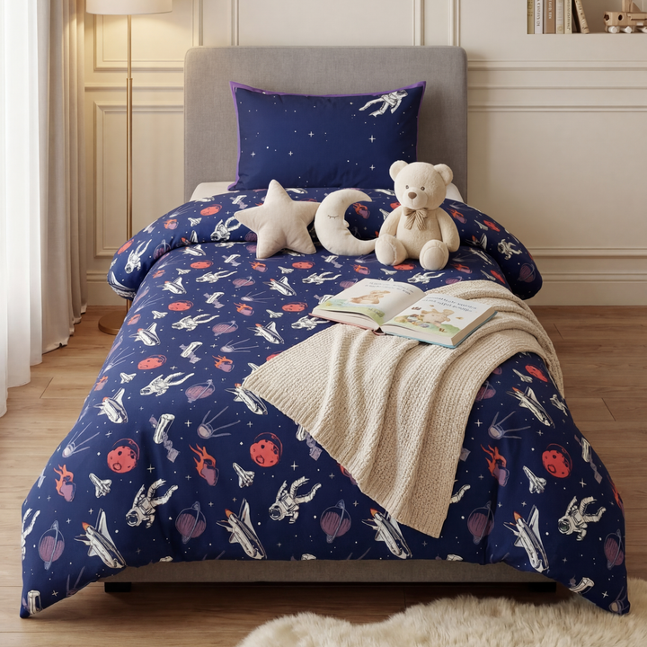 SPACE TRAFFIC -KIDS BEDSHEET SET