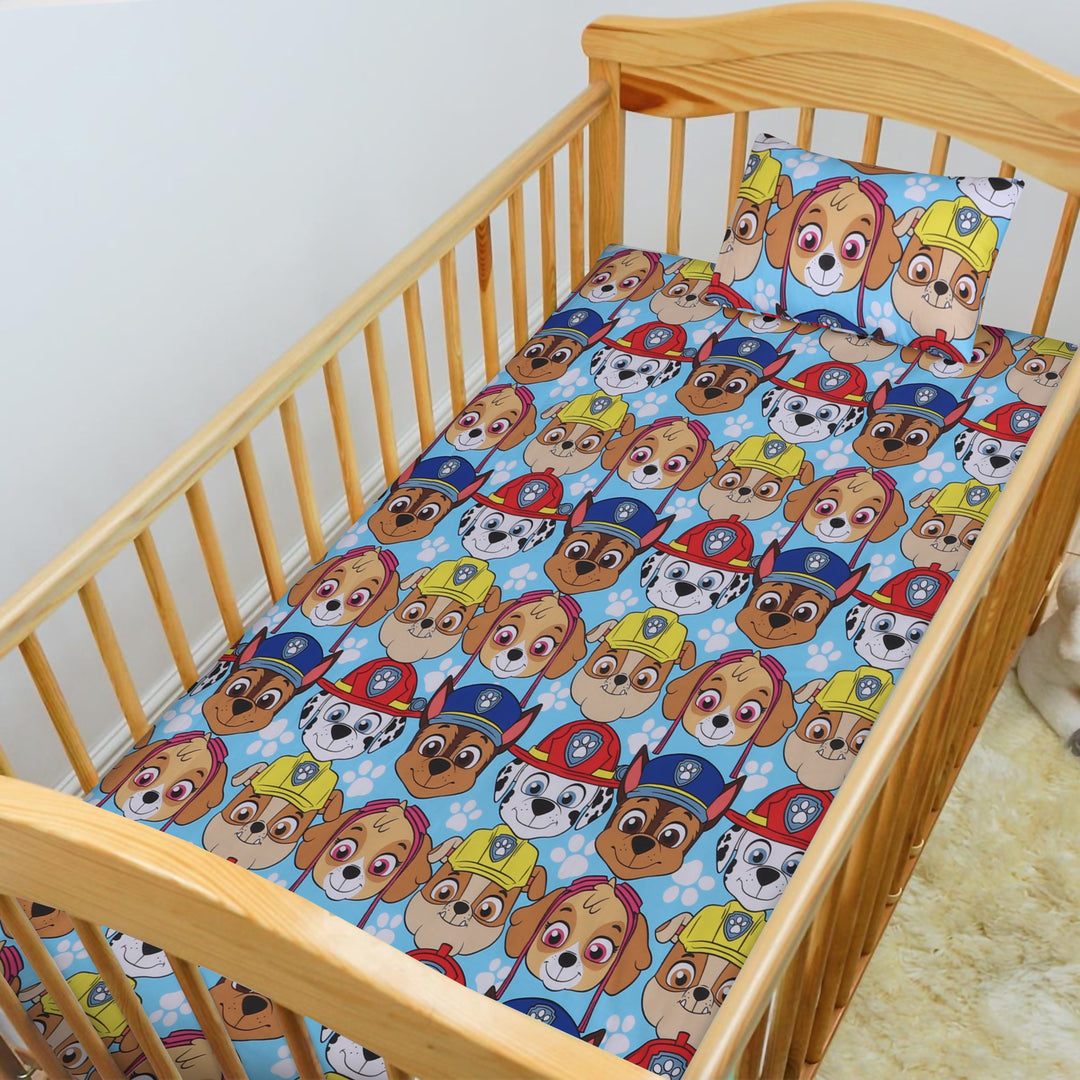 Patrol Toddler Bedding Paw Patrol Crib Sheets Girl PAW PATROL BABY CRIB SET – Aspire Bedding