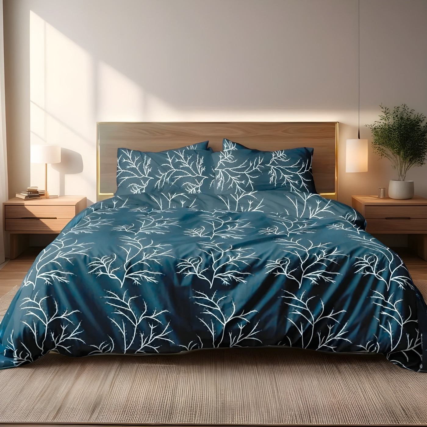 GREY BUNCH bedsheet set - 3 pcs