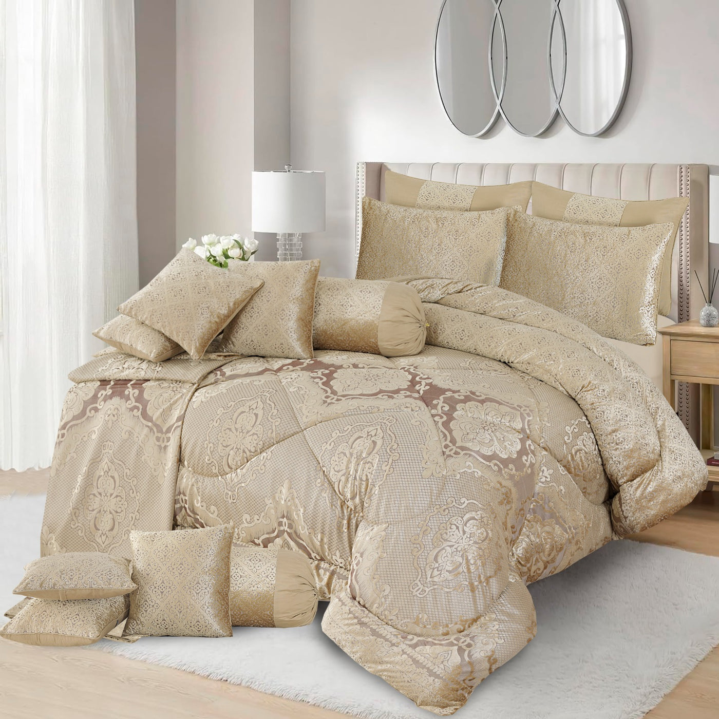 SORELLE COMFORTER SET - 14 PCS